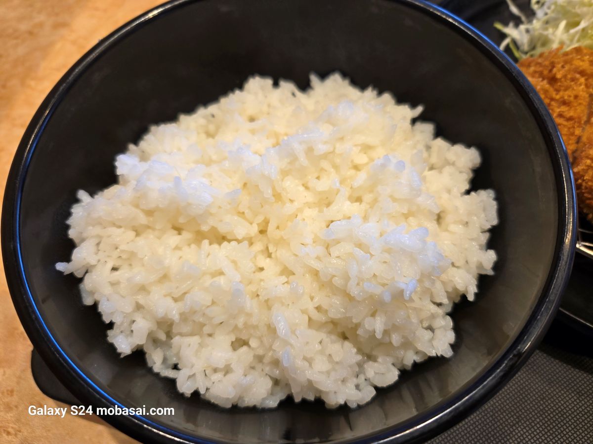 Galaxy S24 グルメ撮影 白米