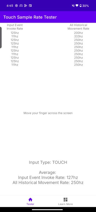 Nothing Phone (3a) lite タッチサンプリングレート!