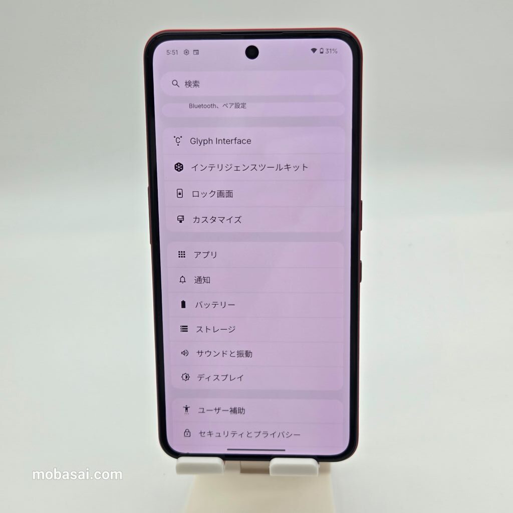 Nothing Phone (3a) lite ディスプレイ