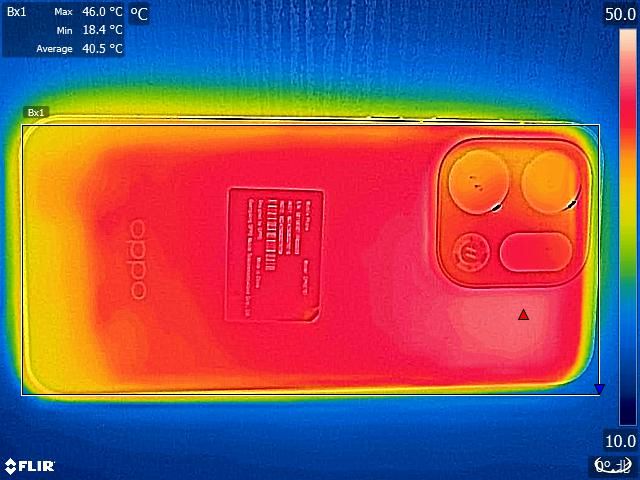 OPPO Find X9 表面温度