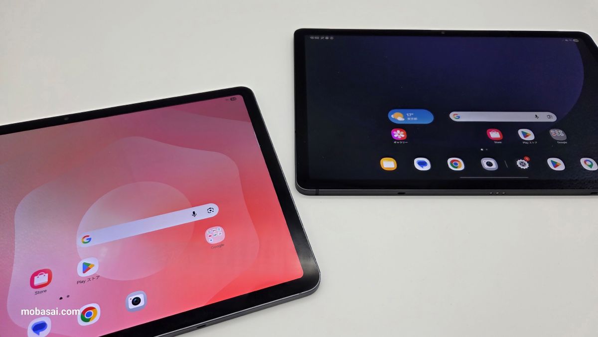 Galaxy Tab S11 Galaxy Tab S9 比較画像