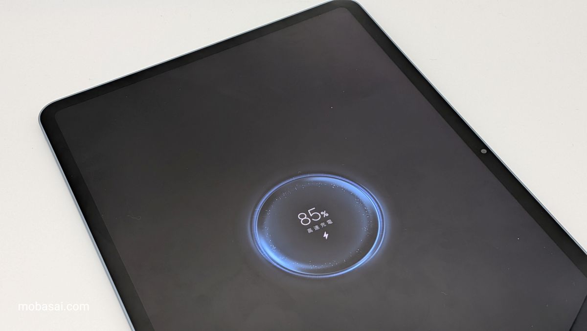 Xiaomi Pad 8 充電のイメージ