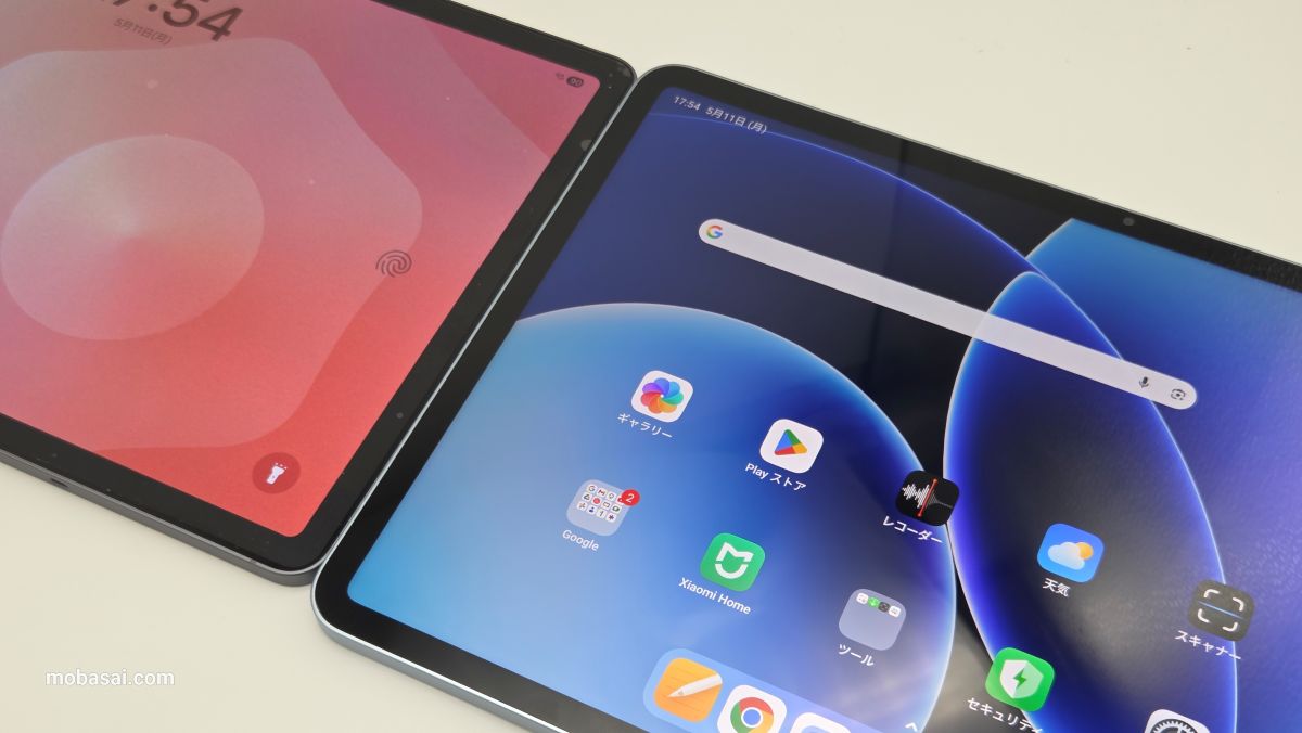 Xiaomi Pad 8 Galaxy Tab S11 比較