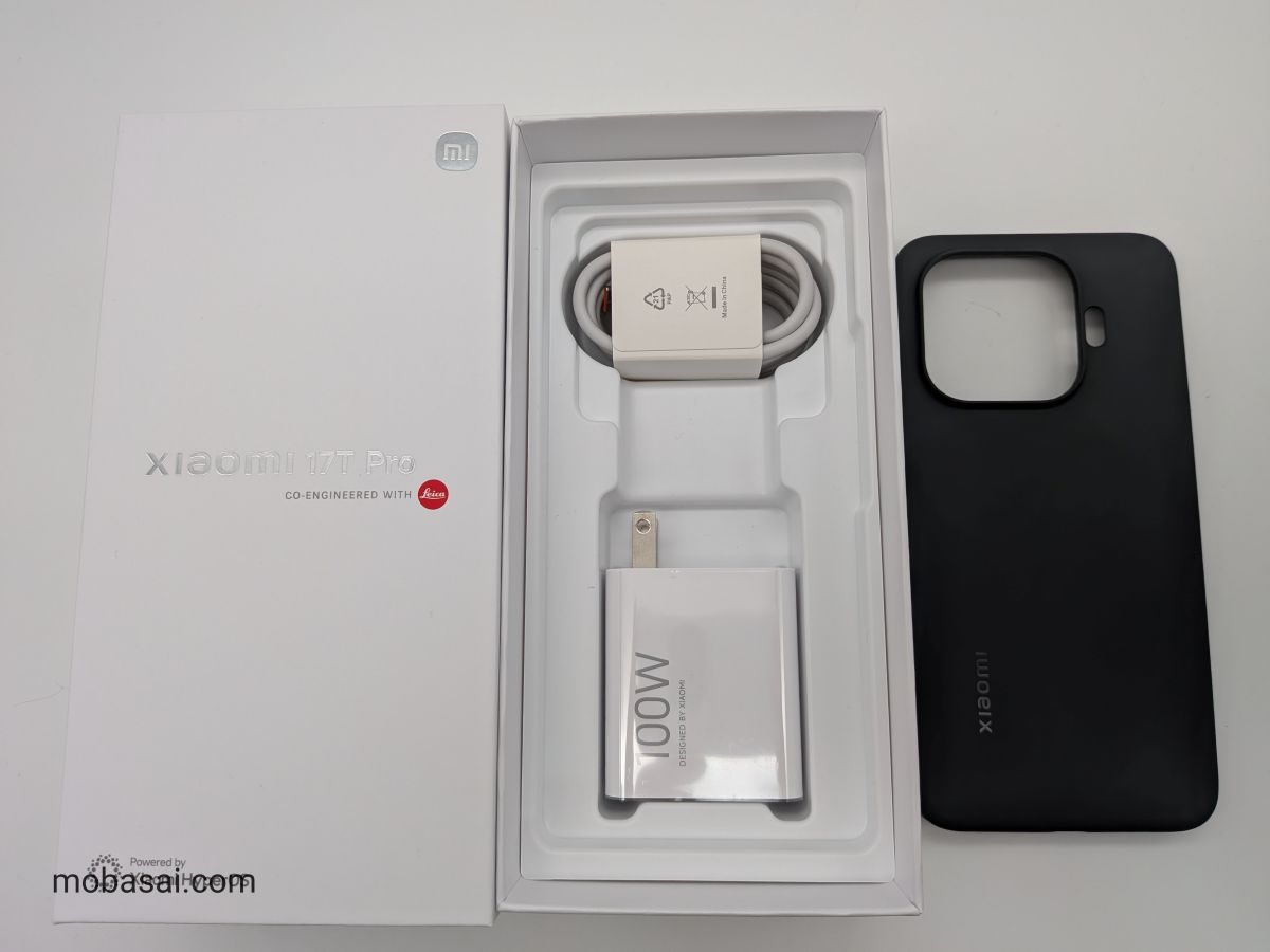 Xiaomi 17T Pro 付属品