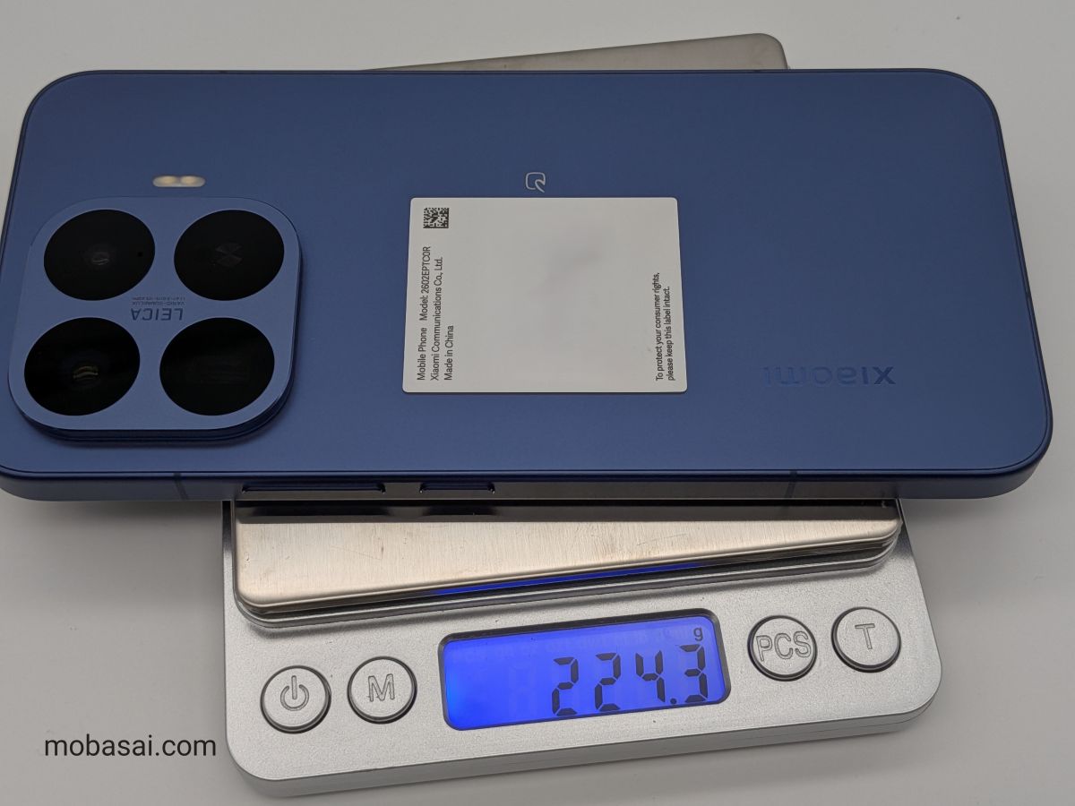 Xiaomi 17T Pro 重さ