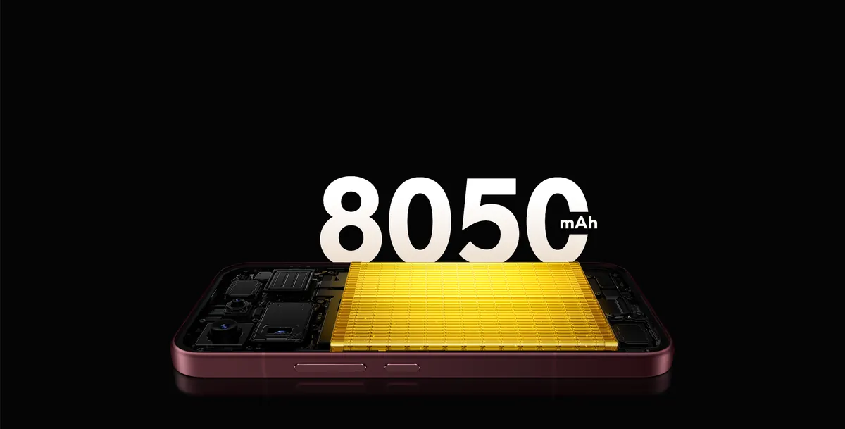 POCO F9 Ultra 8050mAh大容量バッテリー