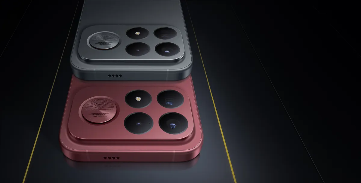 POCO F9 Ultra カメラユニット(Sound by Bose)