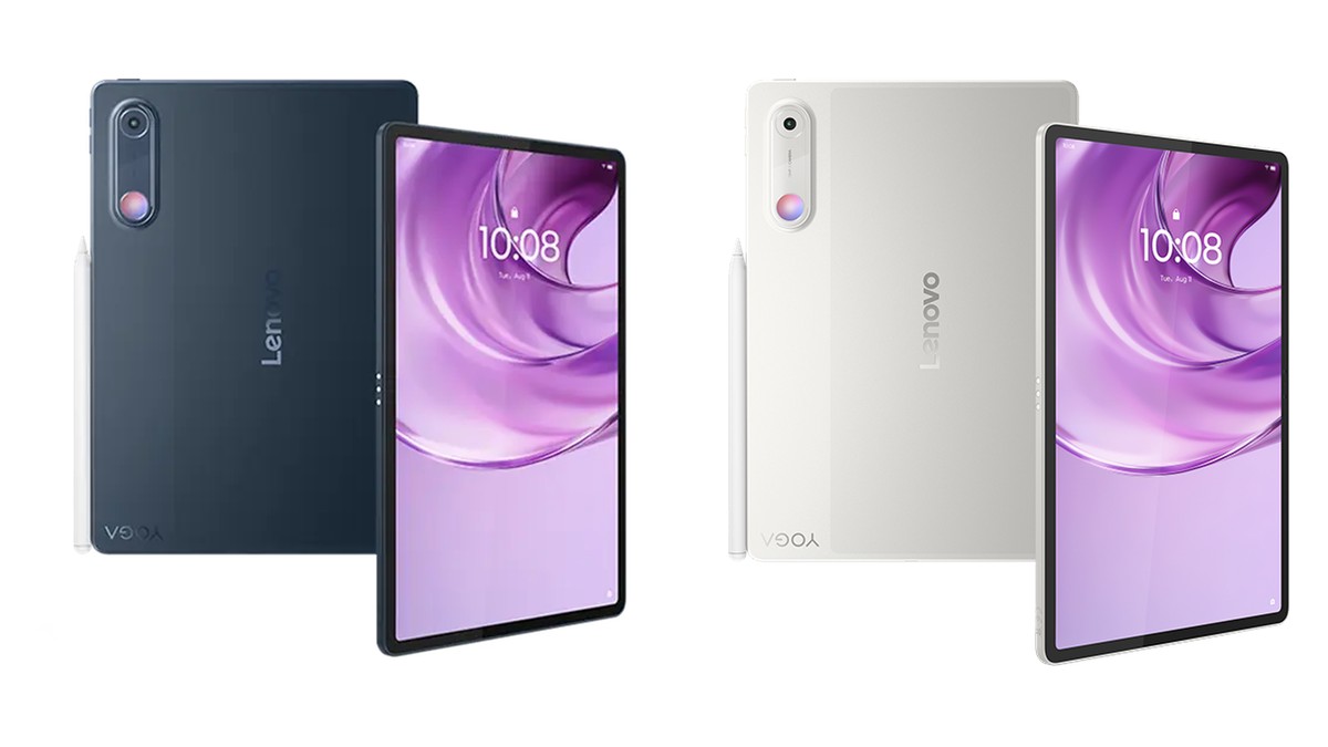 Lenovo Yoga Tab Gen 2 コズミックブルーとシーシェル